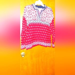 LL Bean Nordic Fair Isle Sweater M